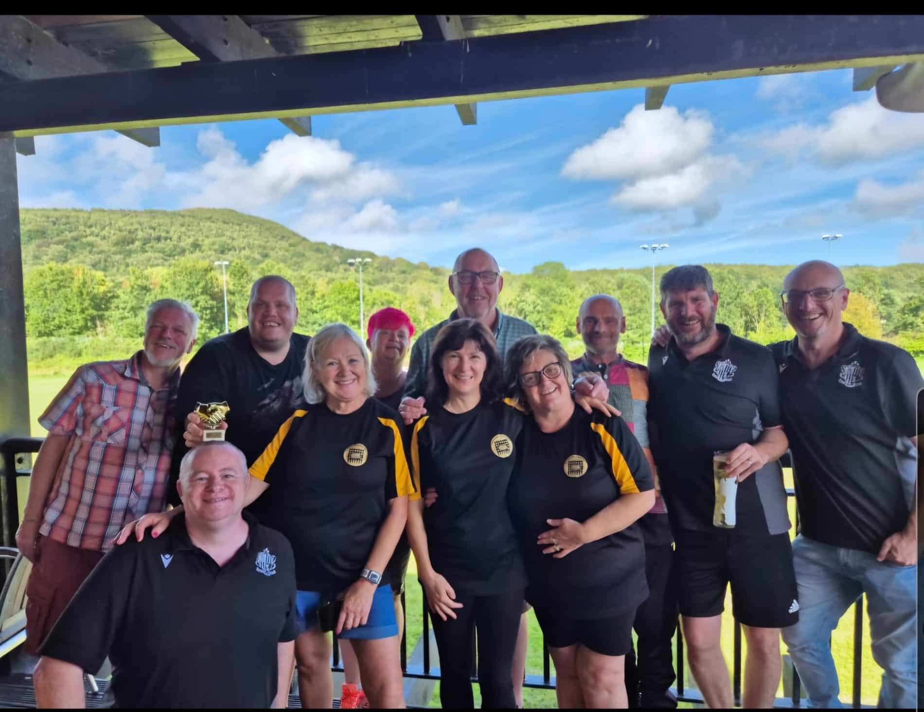 A small contingent from Langport and District Walking Rugby travelled to Taff's Well today to take part in their festival. We were awarded the fare play trophy.