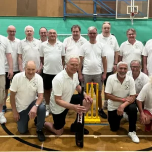 A group of over-50's walking cricket players say the sport is helping with their physical and mental health issues. Bexhill Walking Cricket Club meet every Friday for an indoor match of the sport, which is played with a soft ball at a walking pace. Players range from people in their early 60s to mid 80s.